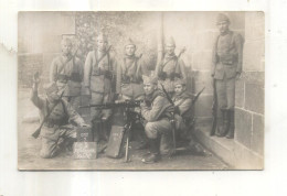 Carte Photo : Militaires à Identifier - Personen