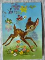 CP Bambi, Carte Musicale, Walt Disney - Autres & Non Classés