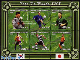 Mozambique 2001 World Cup Football, Peruzzi 6v M/s, Mint NH, Sport - Football - Mozambique