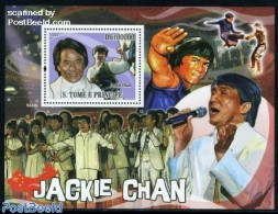 Sao Tome/Principe 2009 Jackie Chan S/s, Mint NH, Performance Art - Music - Musik