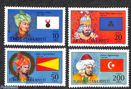 Türkiye 1987 Historic Turkish Leaders 4v, Mint NH, History - Flags - Sonstige & Ohne Zuordnung