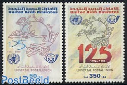 United Arab Emirates 1999 125 Years UPU 2v, Mint NH, U.P.U. - U.P.U.