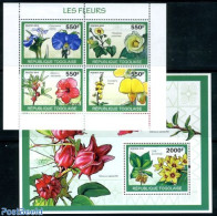 Togo 2010 Flowers 5v (2 S/s), Mint NH, Nature - Flowers & Plants - Togo (1960-...)