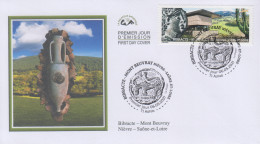 Enveloppe    FDC  1er   Jour    FRANCE    BIBRACTE  -  MONT  BEUVRAY    AUTUN    2021 - 2020-…