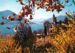 13002663 Ronco TI Kirche Panorama  - Altri & Non Classificati