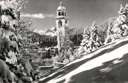 13000733 Moritz GR St Kirchturm Winter Moritz GR St - Other & Unclassified