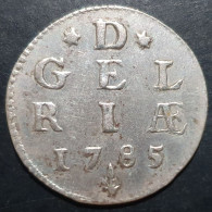 Provincial Dutch Netherlands Gelria Gelderland 2 Stuiver 1785 Silver - Provinciale Munten