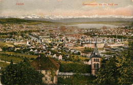 12995081 Zuerich ZH Gesamtansicht Von Der Waid Aus Gesehen Zuerichsee Alpen Zuer - Andere & Zonder Classificatie