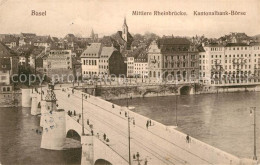 12994678 Basel BS Mittlere Rheinbruecke Kantonalbank Boerse Basel BS - Altri & Non Classificati