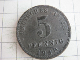 Germany 5 Pfennig 1918 A - 5 Pfennig