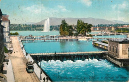 12994648 Geneve GE Les Ponts Et Le Barrage Du Rhone Geneve - Autres & Non Classés