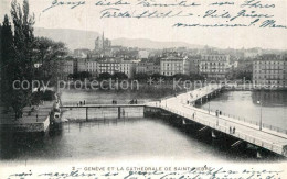 12994624 Geneve GE Et La Cathedrale De Saint Pierre Geneve - Autres & Non Classés