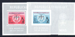 MEDICINE - Paraguay - 1962 -Malaria Eradication S/sheets Perf & Imperf  Mint  Never Hinged  Sg Cat £44+ - Medicine
