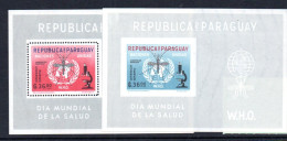 MEDICINE - Paraguay - 1962 -Malaria Eradication S/sheets Perf & Imperf  Mint  Never Hinged  Sg Cat £44+ - Médecine