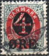 DANEMARK - Armoiries - Surcharge - Wmk. 1Z - Usati