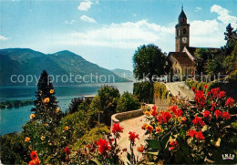 12987822 Ronco Sopra Ascona Chiesa Lago Maggiore Kirche Ronco Sopra Ascona - Altri & Non Classificati