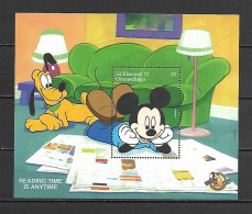 Disney St Vincent Gr 1998 Reading Time Is Anytime  MS MNH - Disney