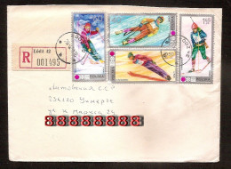 Poland 1972●Olympic Games Sapporo 72●compl. Set On R-Cover - Lettres & Documents