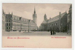 39079705 - Braunschweig. Ruhfaeutchenplatz Ungelaufen  Um 1900 Gute Erhaltung. - Braunschweig