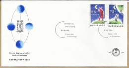 NL.- FDC. NVPH Nr. 284. EERSTE DAG VAN UITGIFTE. FIRST DAY OF ISSUE. 11-06-1991. EUROPA CEPT. ZANDLOPER, - FDC