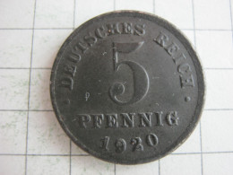 Germany 5 Pfennig 1920 D - 5 Pfennig