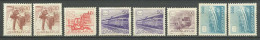 YOUGOSLAVIE 1986 N° 2052 A B 2053 B 2054 A B 2055 A 2056 A B ** Neufs MNH TTB C 12.55 € Bateau Ship Train Facteur - Nuevos