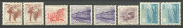 YOUGOSLAVIE 1986 N° 2052 A B 2053 B 2054 A B 2055 A 2056 A B ** Neufs MNH TTB C 12.55 € Bateau Ship Train Facteur - Unused Stamps