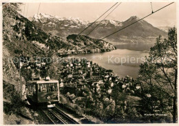 12977162 Vitznau Mit Rigi Bahn Vierwaldstaettersee Alpen Vitznau - Sonstige & Ohne Zuordnung