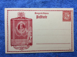 Altdeutschland Bayern. PP 44 E2/02 (1ZKPVT009) - Postwaardestukken
