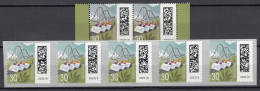 BRD 2022/23 Mi.3732 Als Waagerechte Paar+ 3740 – 5-er SK Streifen Postfrische Lot MNH - Neufs