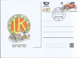 CDV 171 Czech Republic Laurin And Klement Cars 2015 - Voitures