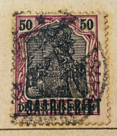 ALLEMAGNE - SARRE 38y  - DÉFAUT, CHIFFRE ÉPAIS - Used Stamps