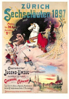 12964968 Zuerich ZH Repro Plakat Fuer Sechslaeuten-Zuenfte Von 1897 F.M. Zuerich - Autres & Non Classés