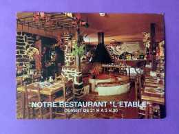 67     CPSM  STASBOURG   Notre Restaurant « L’Etable »      Bon état - Strasbourg