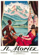 12964958 St Moritz GR Repro Plakat Fuer Verkehrsverein St.Moritz Von 1920 St. Mo - Andere & Zonder Classificatie