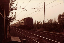 16-LOCOMOTORE FERROVIE ITALIANE-FOTO ORIGINALE - Treni