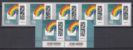 BRD 2022 Mi.3735 Als Nassklebende Paar+3743-SK-Postfrische** 5-er Streifen MNH - Nuovi