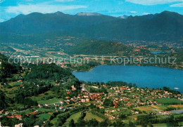 12961788 Magliaso Fliegeraufnahme Lago Di Lugano Magliaso - Andere & Zonder Classificatie