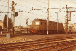 16-LOCOMOTORE FERROVIE ITALIANE-FOTO ORIGINALE - Trenes