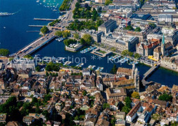 12960041 Zuerich ZH City Mit Altstadt Und See Fliegeraufnahme Zuerich - Other & Unclassified