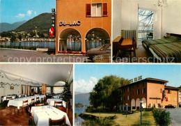 12959960 Ponte Tresa Lago Di Lugano Hotel Du Lac Zimmer Speisesaal Ponte Tresa - Altri & Non Classificati