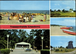 CPA Trassenheide Auf Usedom, Strand, Musikpavillon, Mühle Jugenderholungszentrum VEB Carl Zeiss Jena - Other & Unclassified