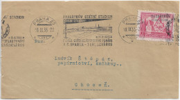 Chescolovaquia, Caractula Con Matasellos Especial "Final Copa Centro Europea" 1935 - Lettres & Documents