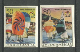 YOUGOSLAVIE 1986 N° 2045/2046 ** Non Dentelés Neufs MNH Superbes Sports Bateaux Voiliers Sailboat Transports - Unused Stamps