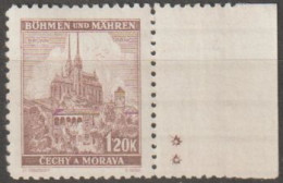129/ Pof. 43, Matt Glue - Unused Stamps
