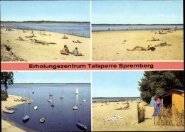 CPA Spremberg In Der Lausitz, Erholungszentrum Talsperre, Strandbad, Zelt, Segelboot - Autres & Non Classés