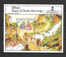 Disney St Vincent Gr 1992 Tales Of Ungle Scrooge - Goldilocks And The And Three Bears MS #1 MNH - Disney