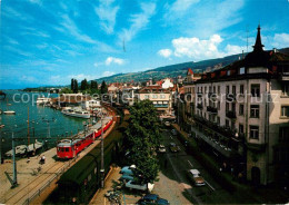 12950954 Rorschach Bodensee Hafenbahnhof Mit Hotel Anker Rorschach - Altri & Non Classificati