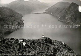 12945754 Monte Bre Lugano Blick Auf Luganersee Fliegeraufnahme Monte Bre - Altri & Non Classificati