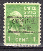 MM-443; USA Precancel/Vorausentwertung/Preo; CHERRYFIELD (ME), Type 734 - Preobliterati